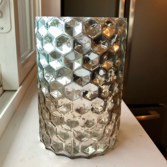 Kirklands Accents Blue And Gray Mercury Glass Vase Poshmark